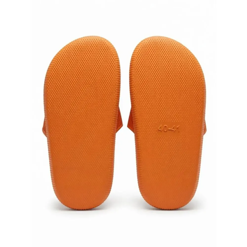 Men's Orange Platform Slides – Size 40-41 (US Men's 7.5–8.5) – Brand New!